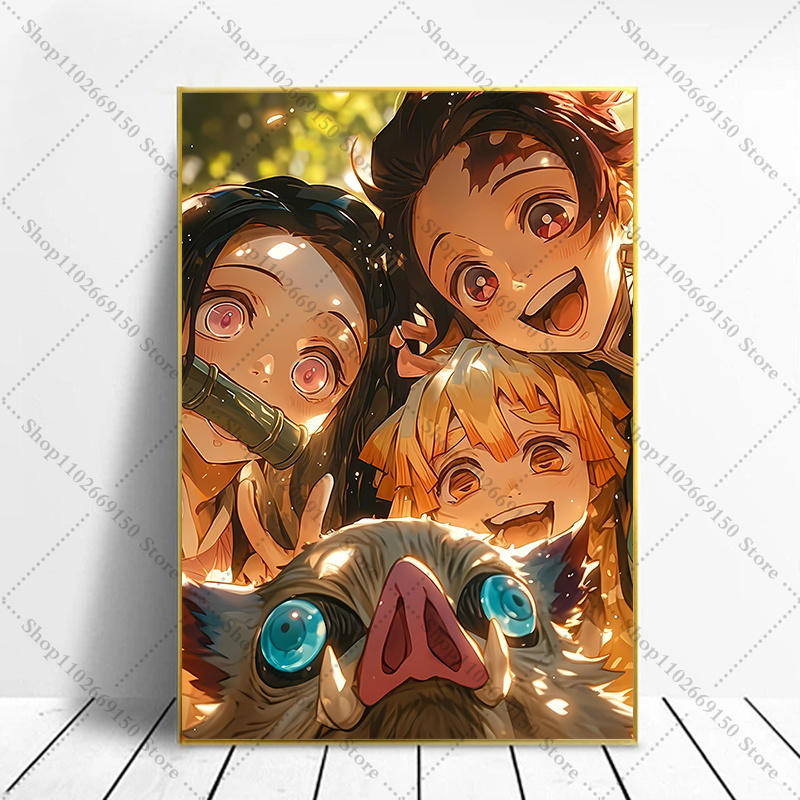Home Decor Canvas - Anime Creative Picture Home Decor Accessories