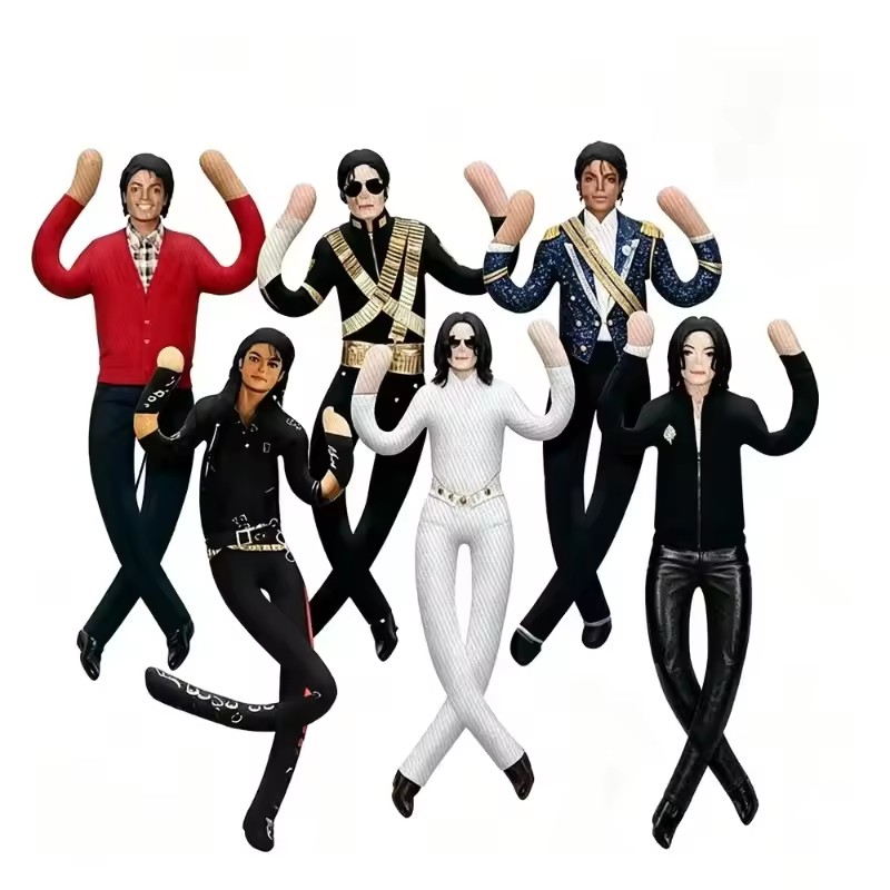 Home Decor Statue - Michael Jackson Plush Pillow, Articulated Abstract