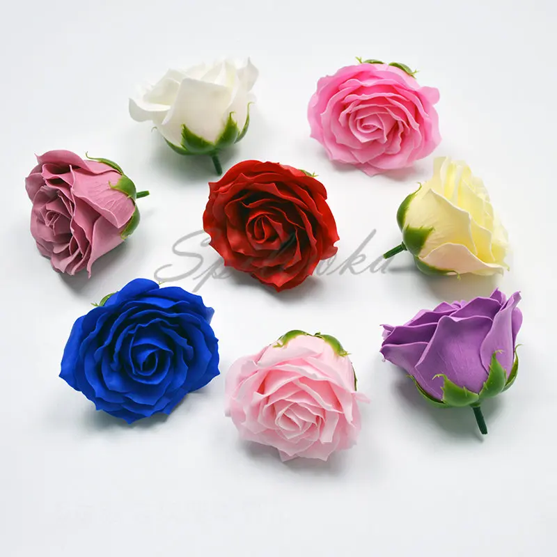 Home Decor For Wedding - Spilewka 6-Layer Dia7cm Quality Roses Flowers