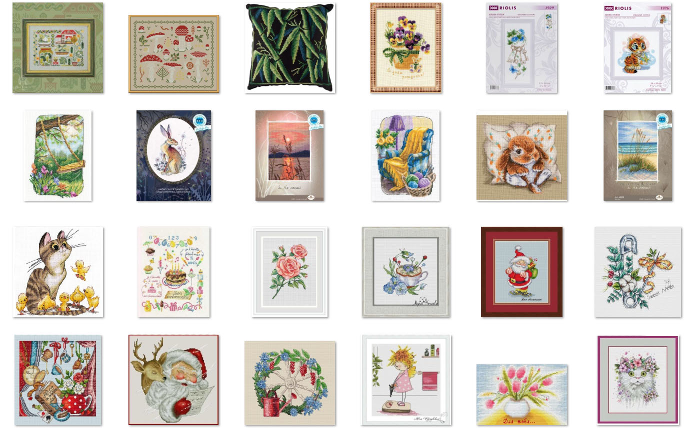 Home Decor On Wheels - Cross Stitch DIY Kit 14CT Handmade