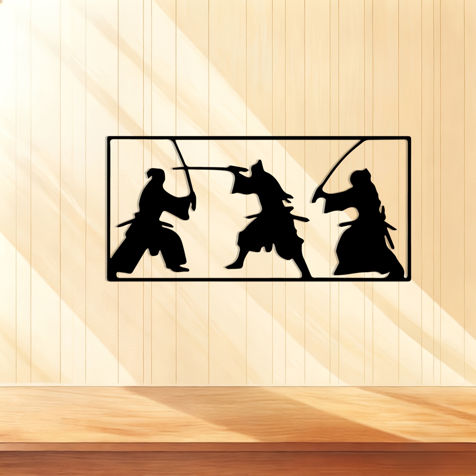 Home Decor Brand - BRAND Samurai Sword Iron Wall Art