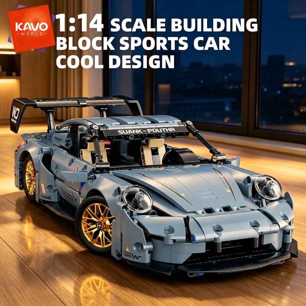 Home Decor On Wheels - KAVOWORLD 973pcs Cool Toys Building Block