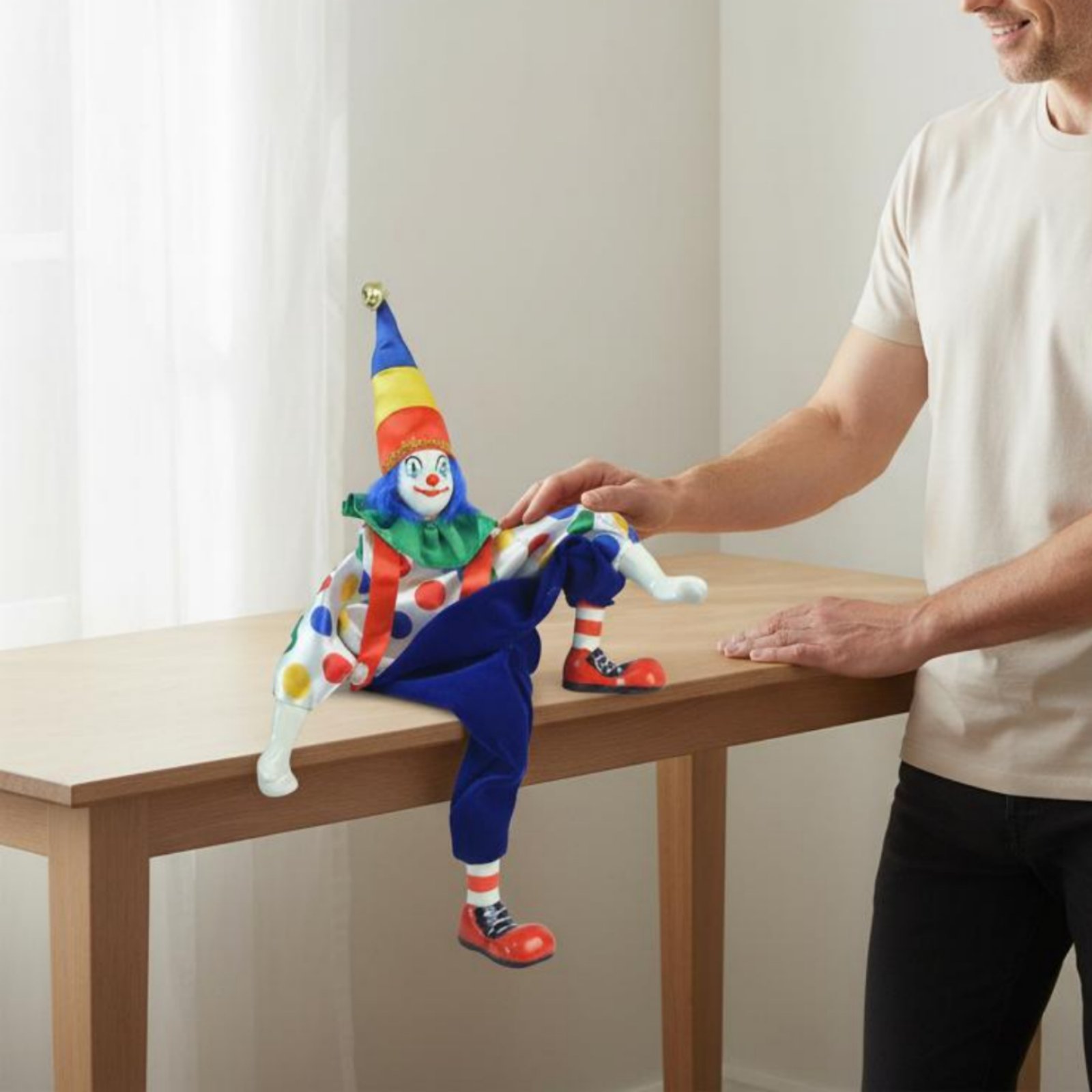 Ceramic Clown Doll Decorative  - Home Decor Design recension och pris