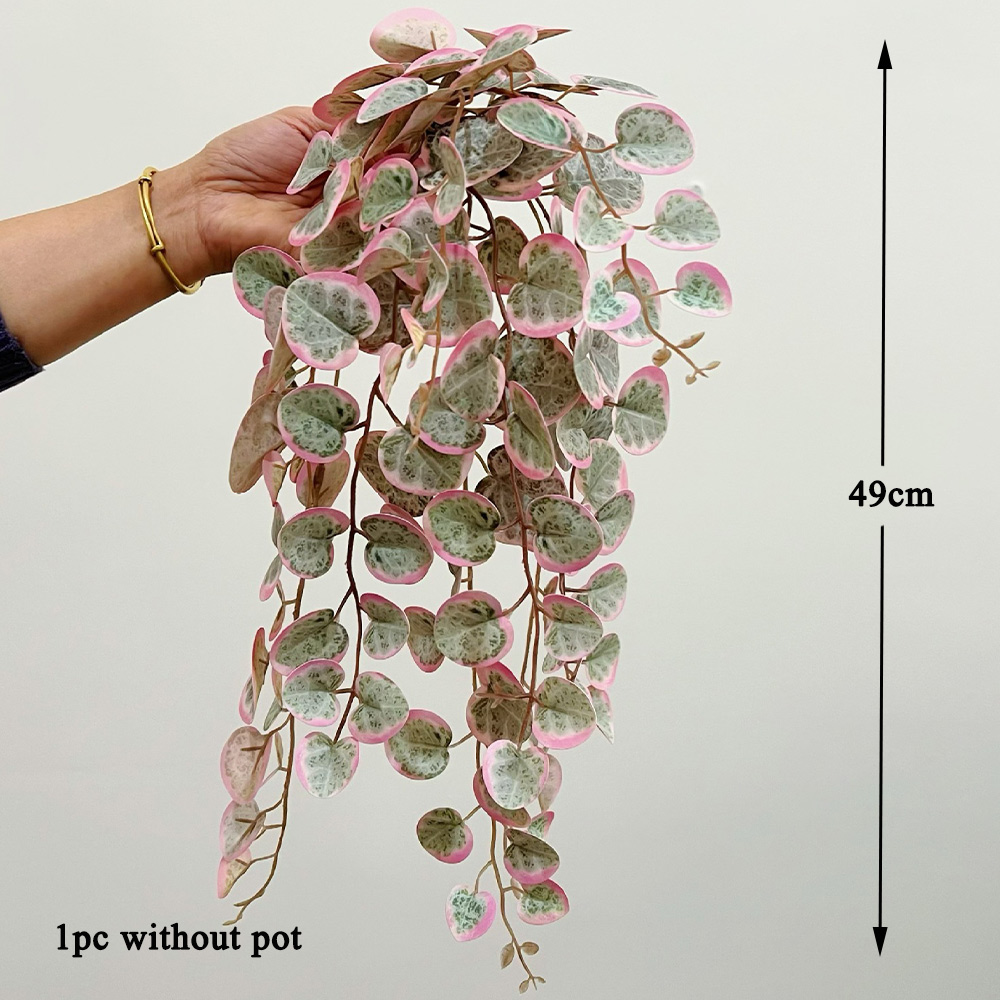49cm Artificial Plants Vines F - Rattan Plant Basket recension och pris