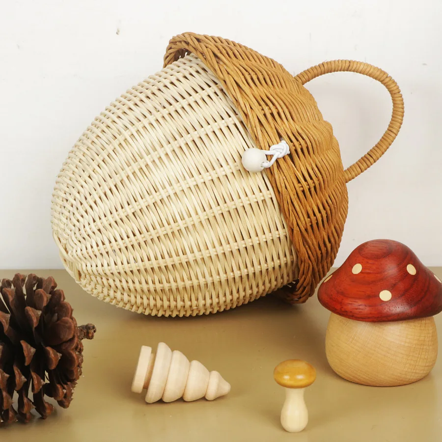Outdoor Picnic Baskets Mushroo - Rattan Plant Basket recension och pris