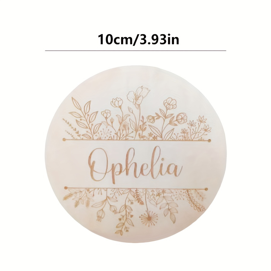 Personalized Floral Engraved N - Home Decor For Wedding recension och pris