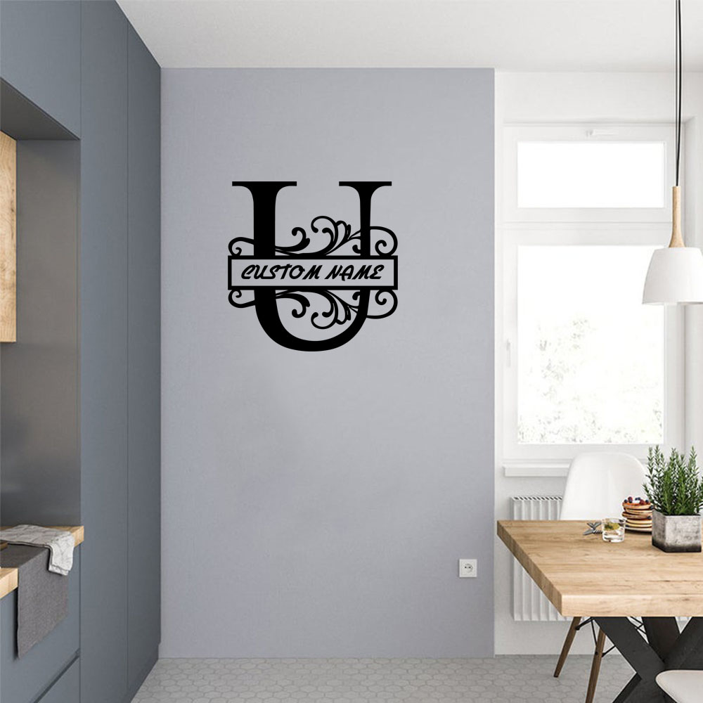 1PC Cool Letter U Customizable - Home Decor Wallpaper recension och pris