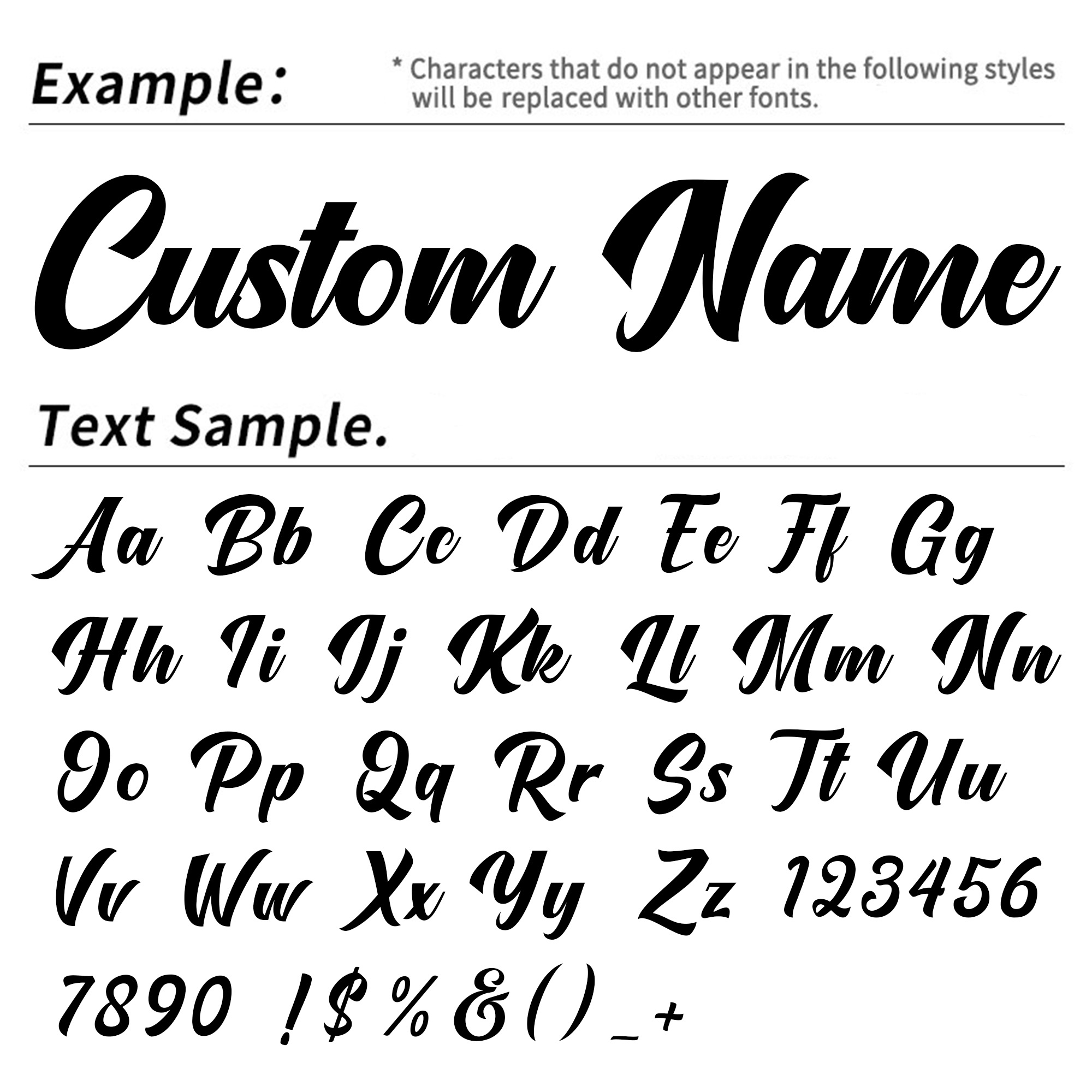 3PCS Custom Name Stickers Pers - Home Decor For Wedding recension och pris