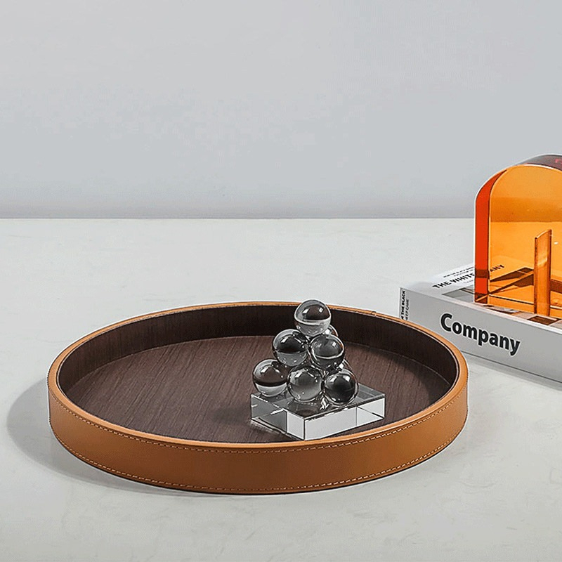 Modern Leather Tray Jewelry Or - Vanity Home Decor recension och pris