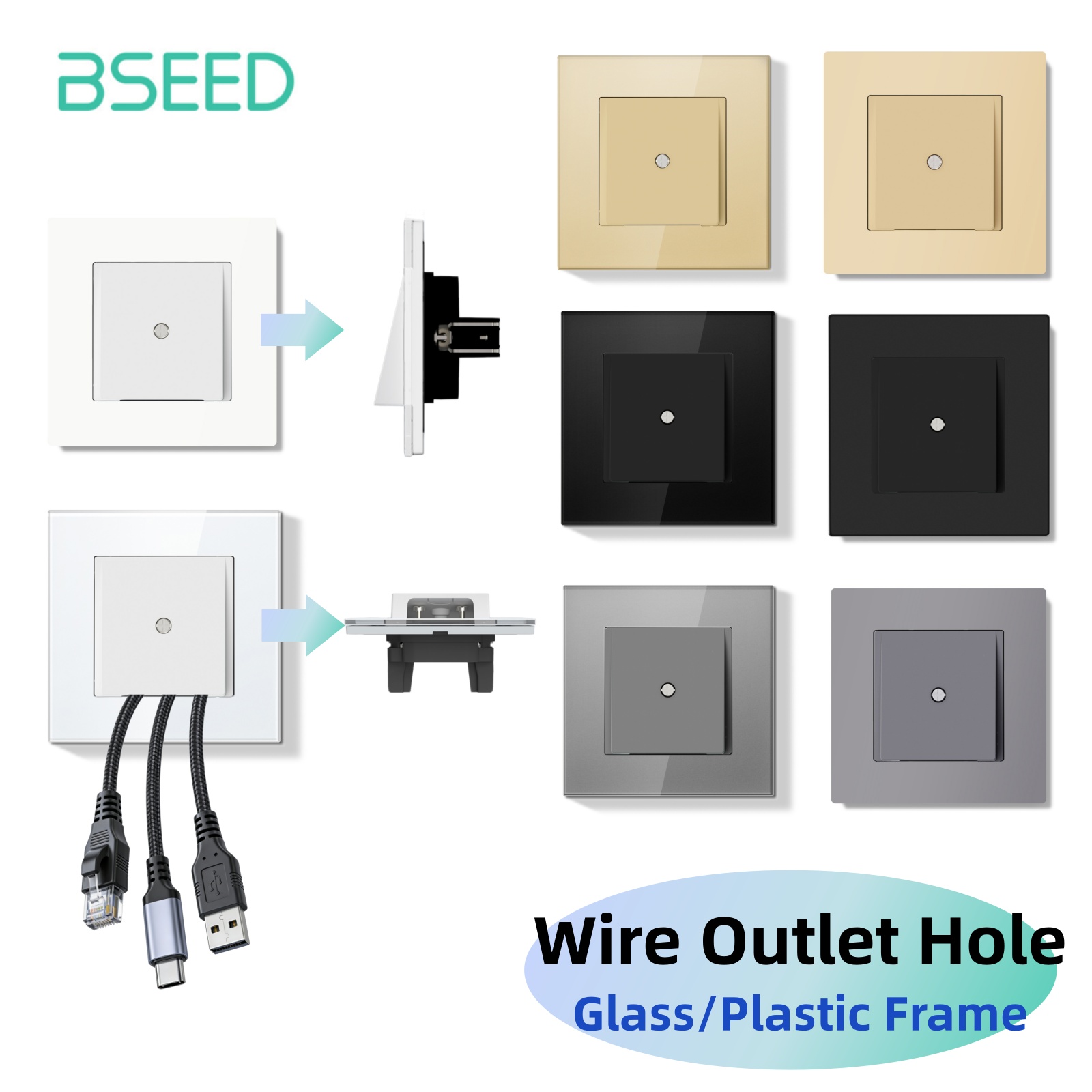 Bseed E Seires Wall Wire Outle - Home Decor Outlet recension och pris