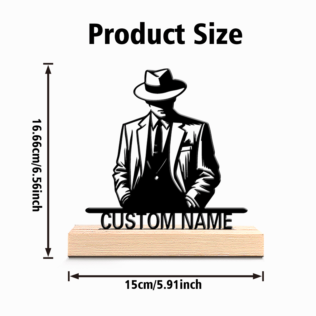 1pc Creative suit boy Customiz - Home Decor Statue recension och pris