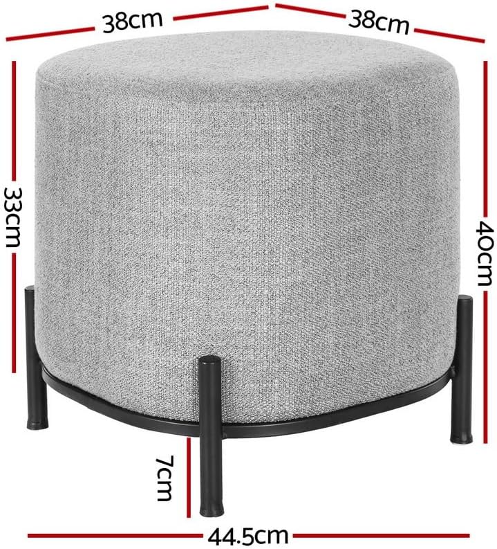 **/Ottoman, Round Footstool Lo - Vanity Home Decor recension och pris
