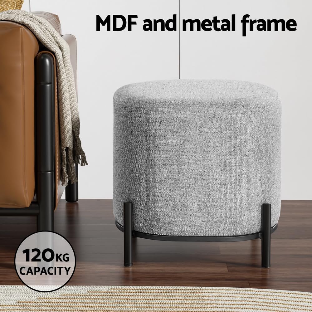 **/Ottoman, Round Footstool Lo - Vanity Home Decor recension och pris