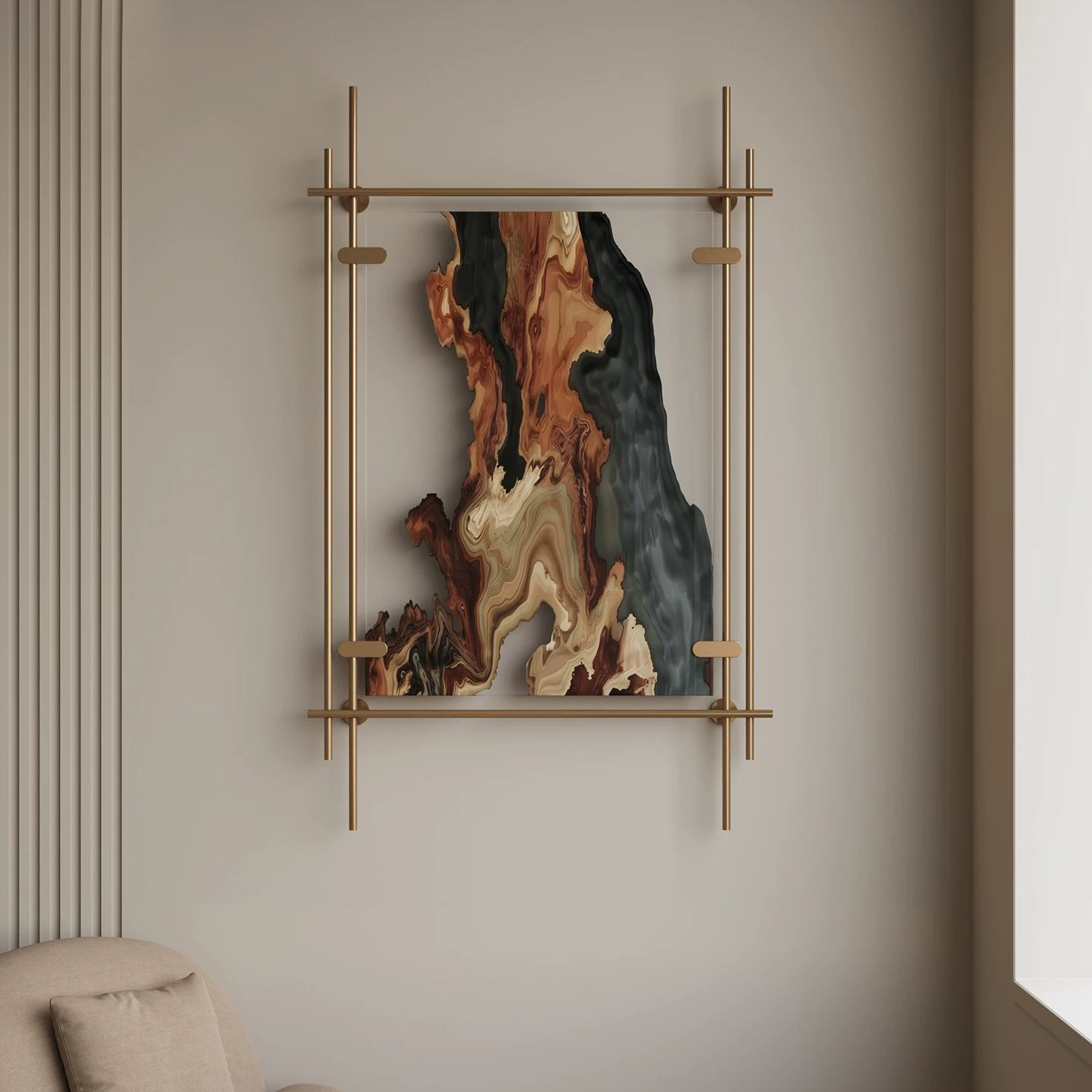 Acrylic installation painting  - Abstract Oil Painting recension och pris