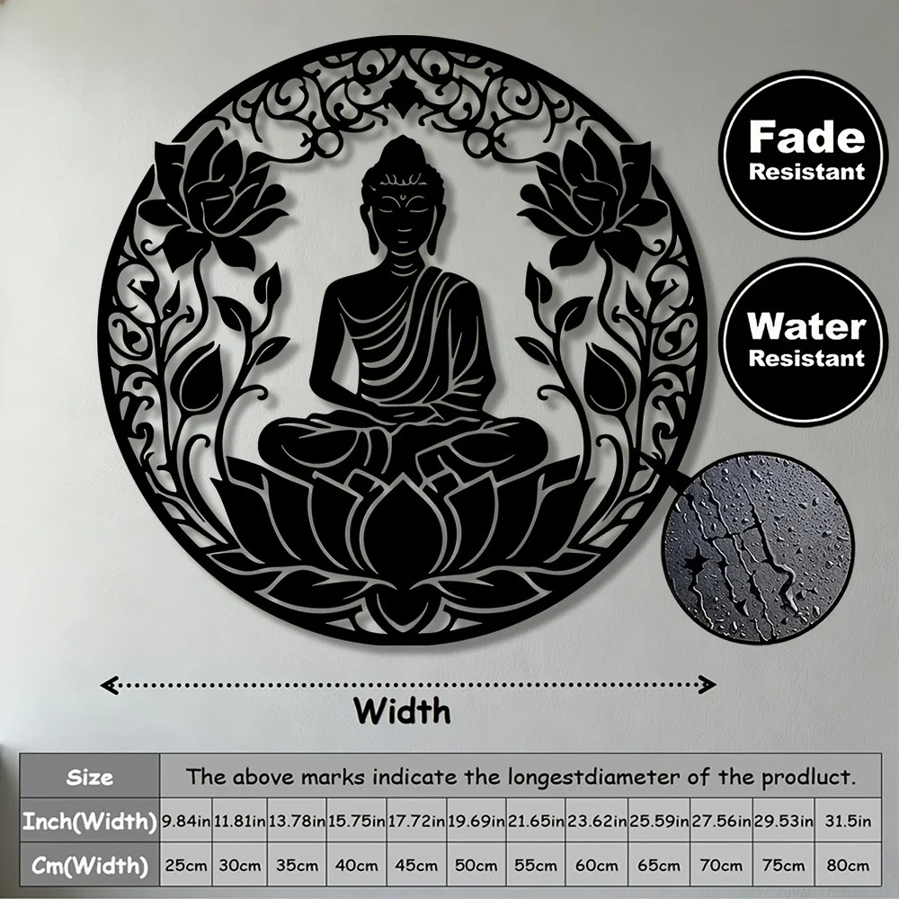 Brand 2D Flat Buddha Lotus Man - Home Decor Brand recension och pris