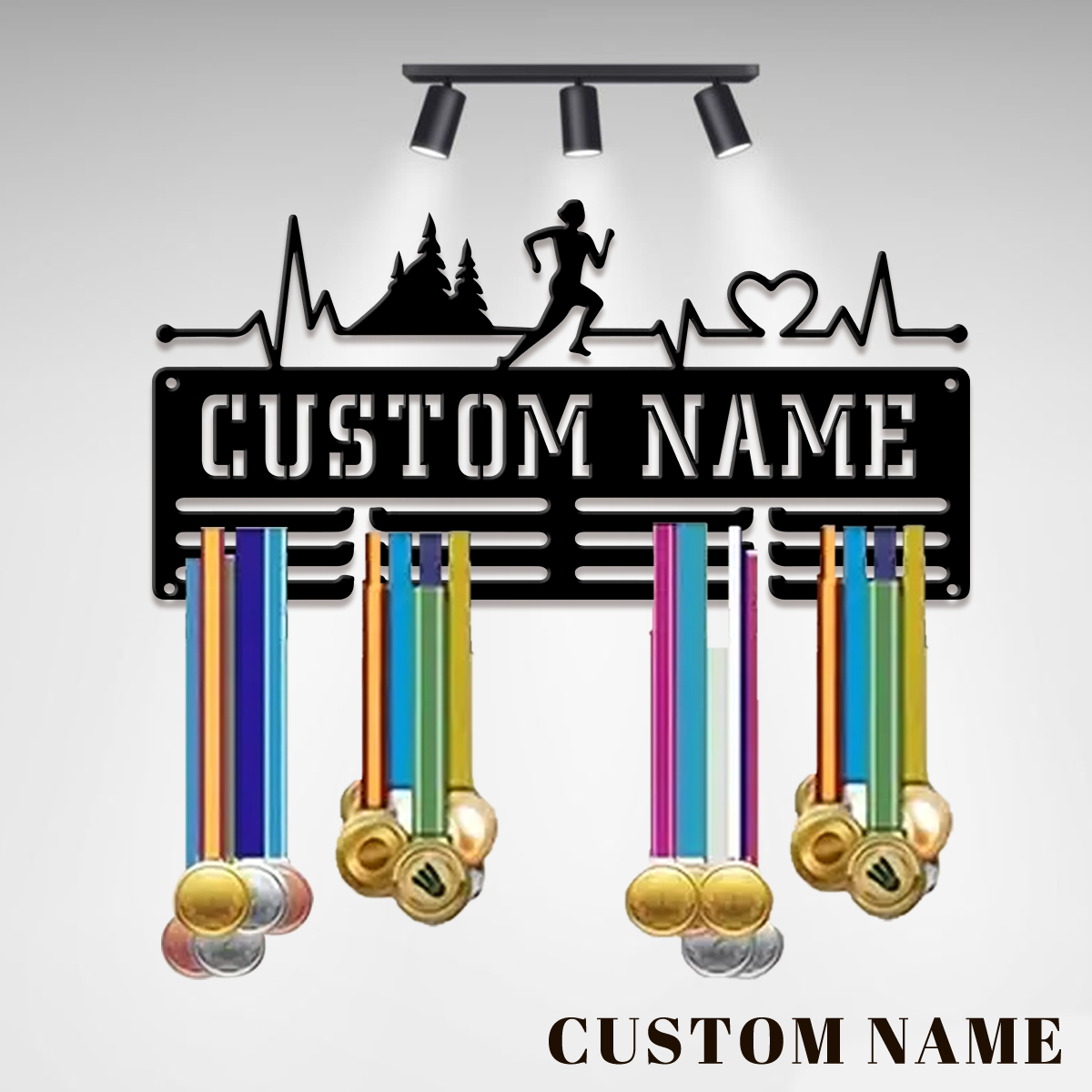 Custom Marathon Sports Metal M - Home Decor For Wedding recension och pris