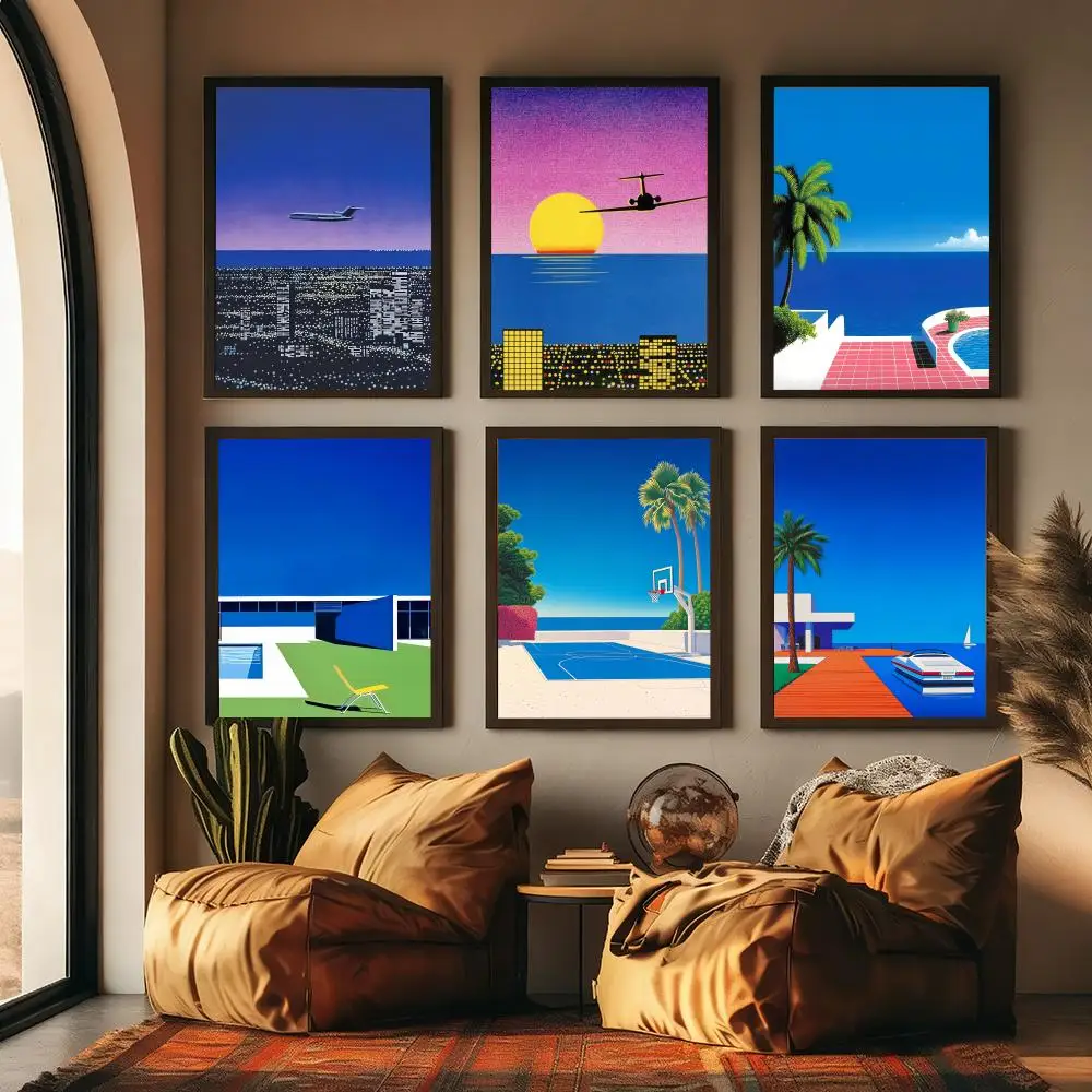 1pc frameless H-hiroshi Nagai  - Geometric Wall Art recension och pris