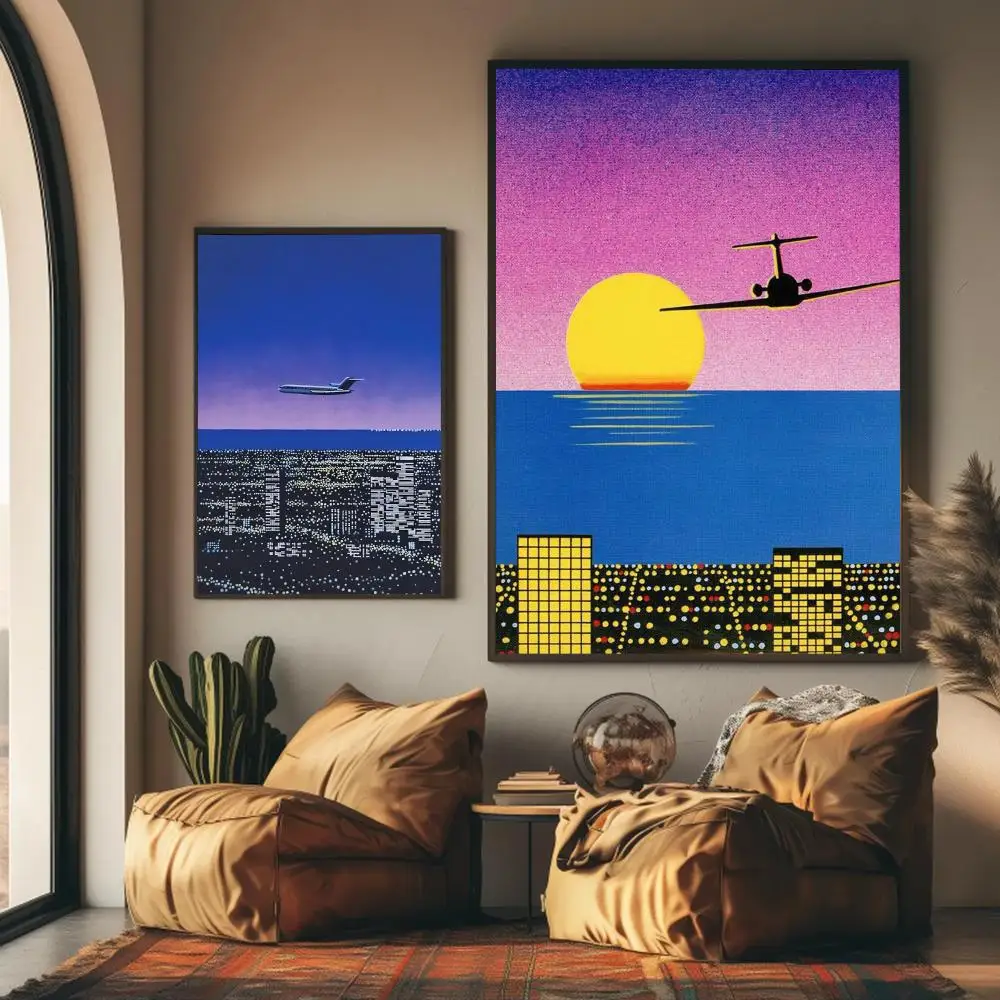 1pc frameless H-hiroshi Nagai  - Geometric Wall Art recension och pris