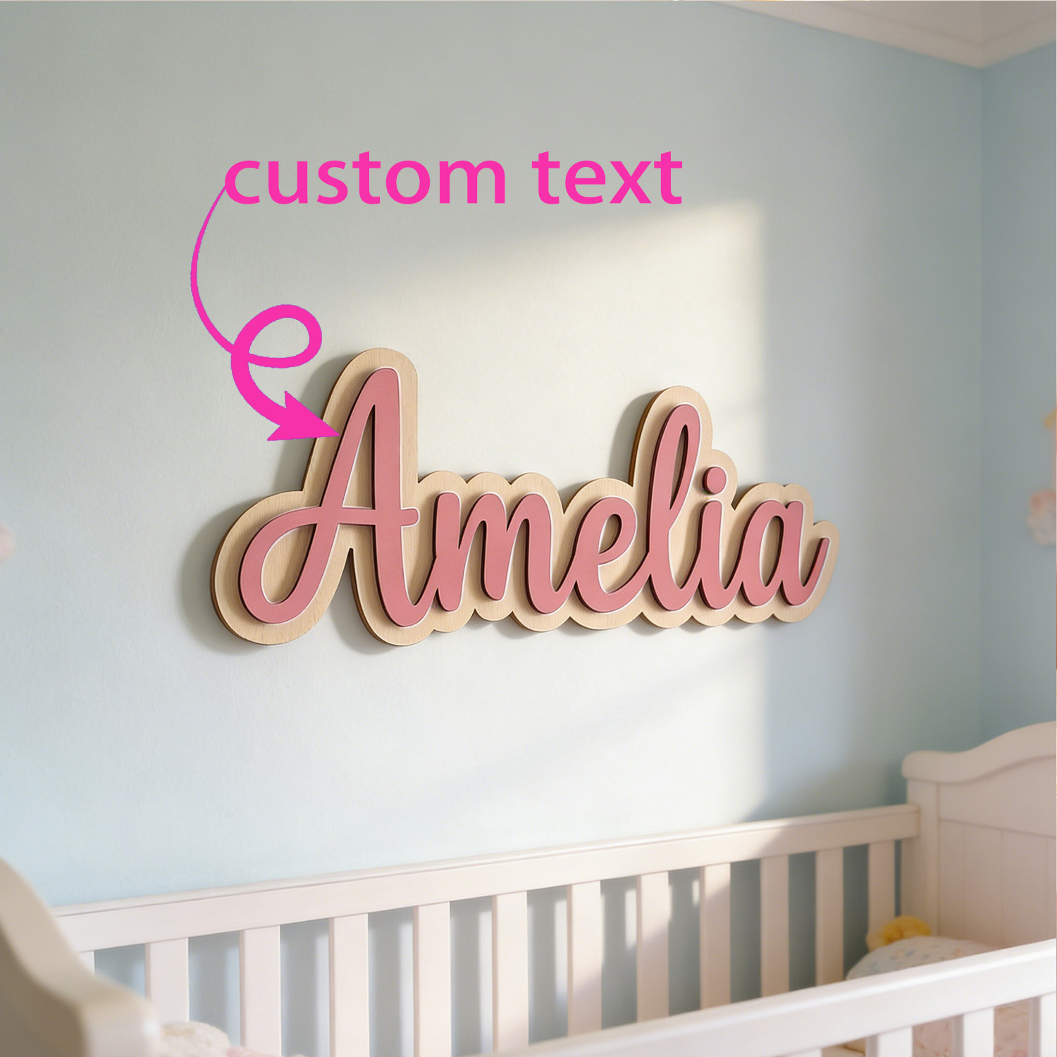 1pc Customized Double-layer Wo - Home Decor Brand recension och pris