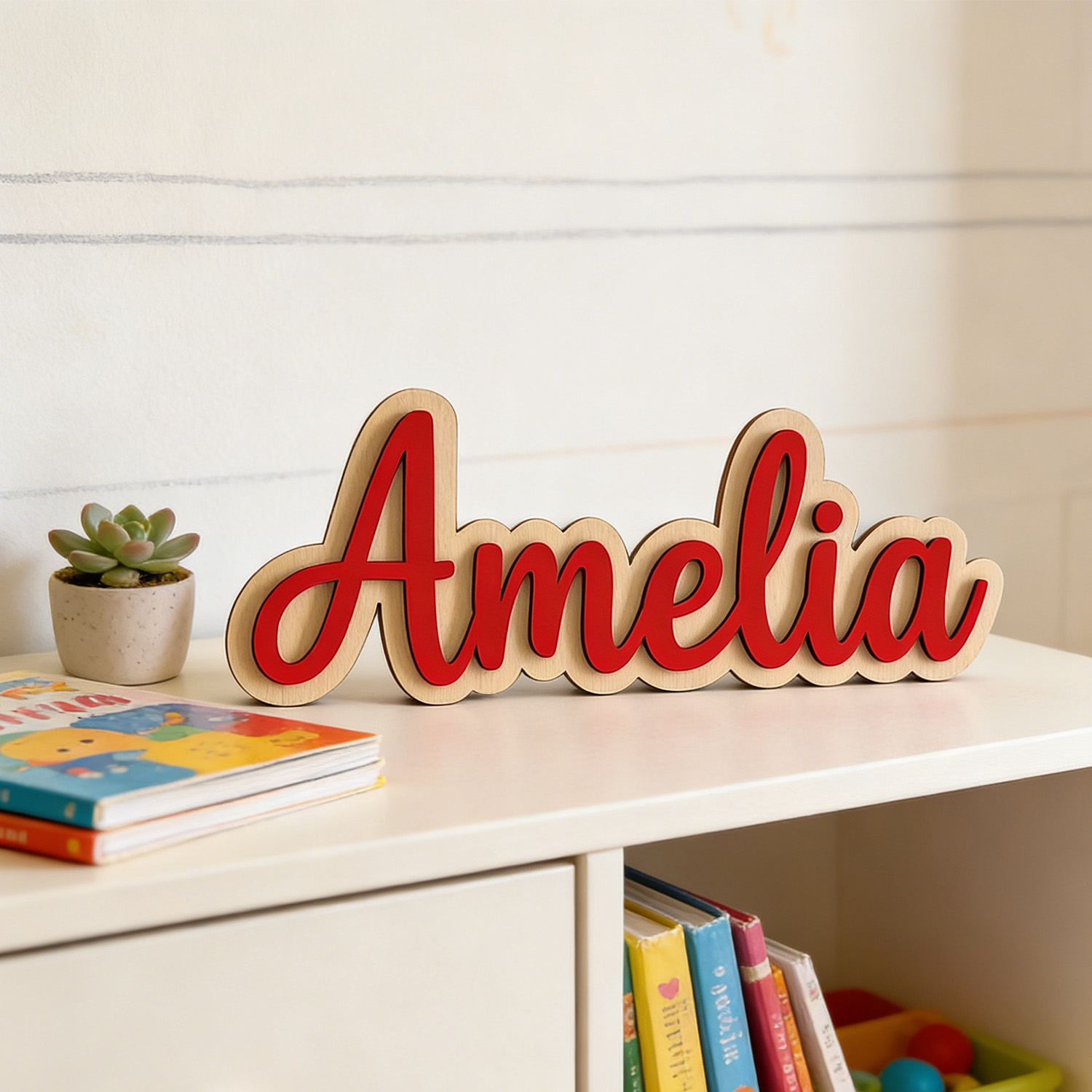1pc Customized Double-layer Wo - Home Decor Brand recension och pris