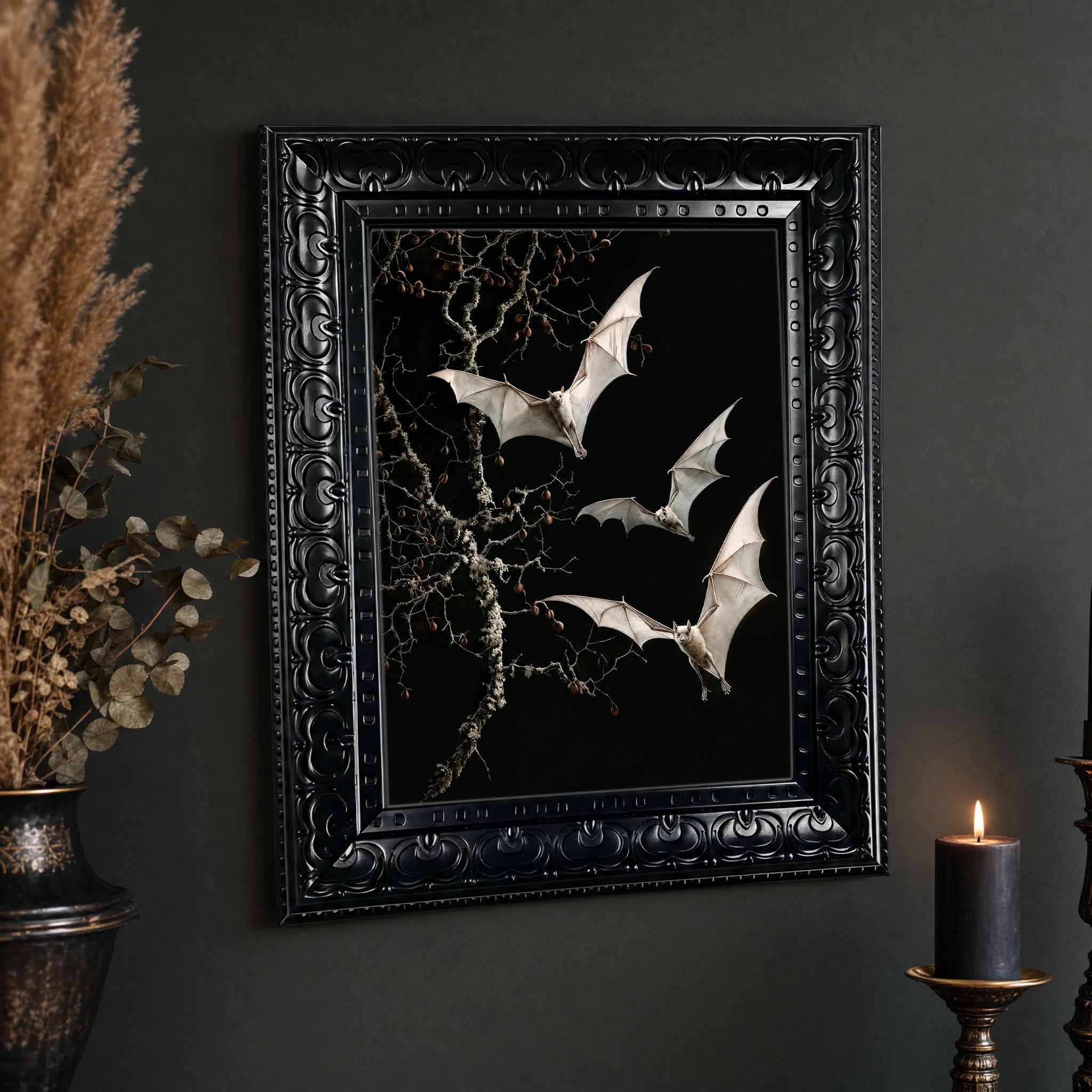 Halloween Wall Art Gothic Dark - Abstract Oil Painting recension och pris