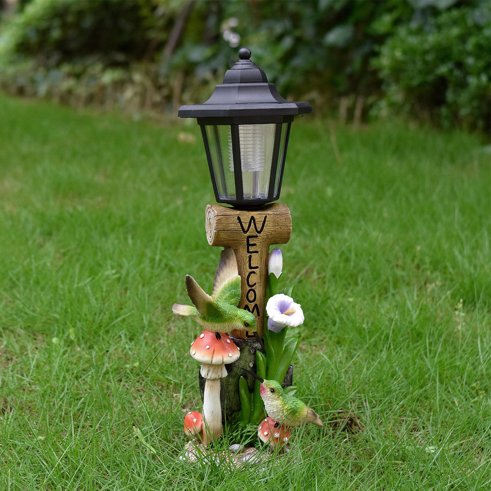 Solar Garden Lights Statue Aut - Home Decor Statue recension och pris