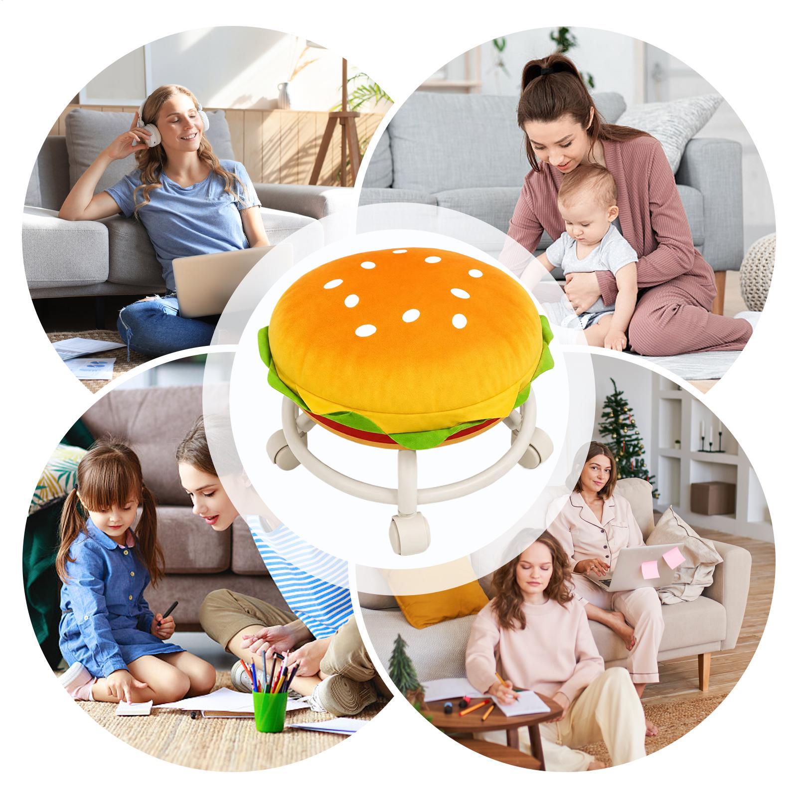 Stool With Wheels Soft Cute Co - Home Decor On Wheels recension och pris