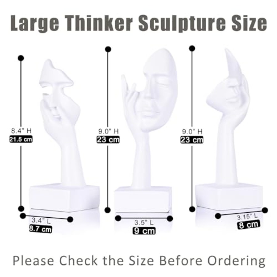 Thinker Large Statue Set - Art - Home Decor Statue recension och pris