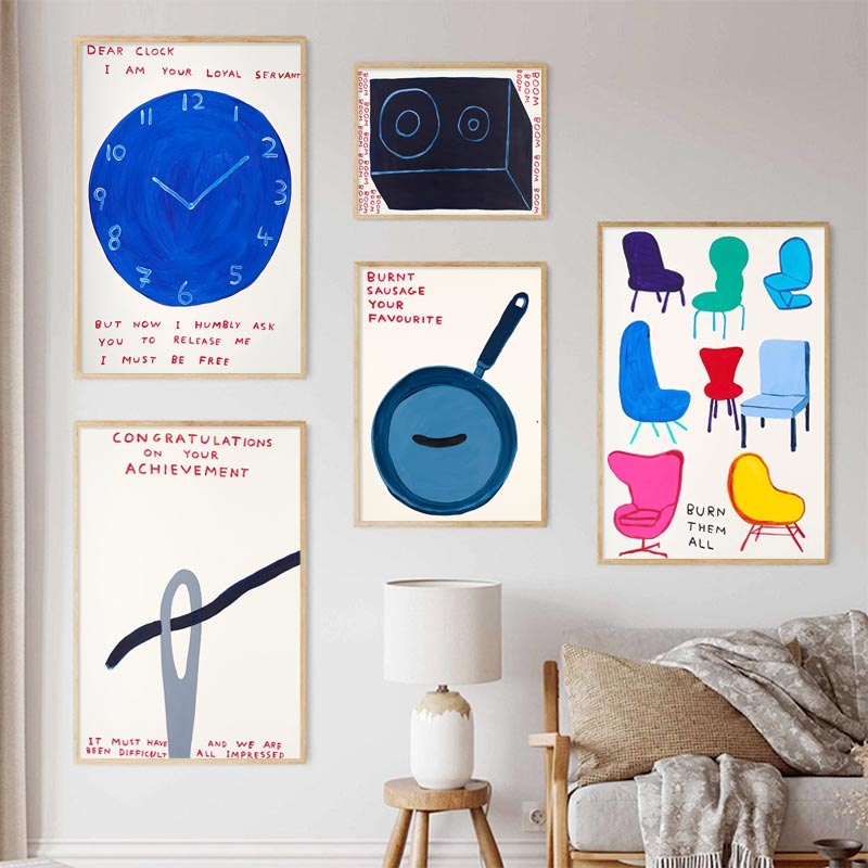 David Shrigley Posters Humorou - Home Decor Vietnam recension och pris