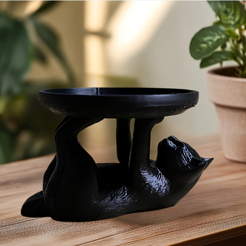 Cute Black Cat Jewelry Tray Re - Vanity Home Decor recension och pris
