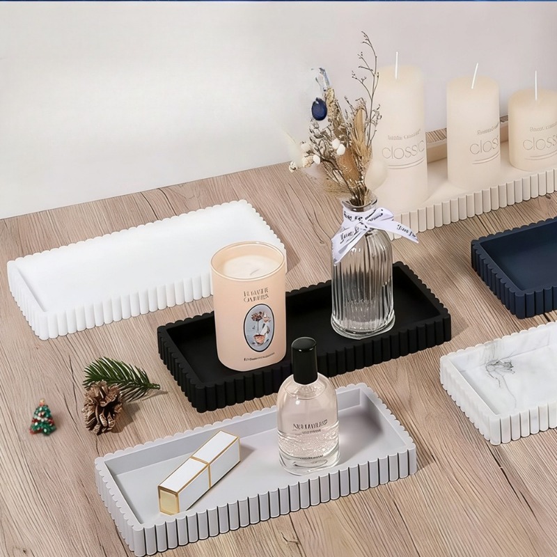 Silicone Fluted Edge Storage T - Vanity Home Decor recension och pris