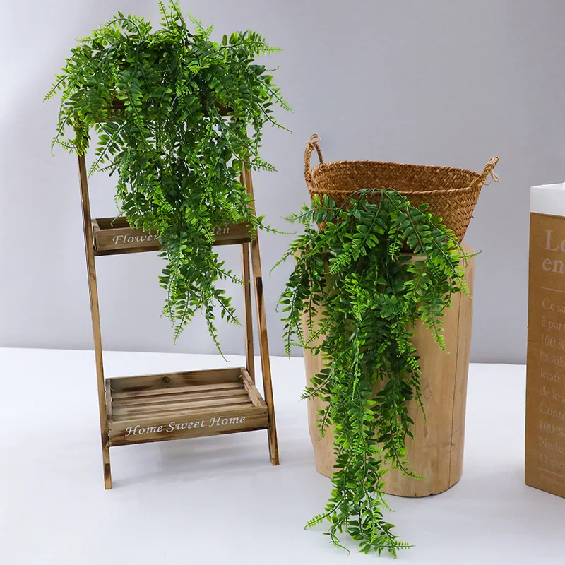 90cm Artificial Plant Vine Hom - Rattan Plant Basket recension och pris