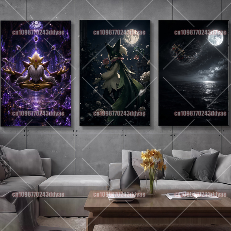 Anime Pokemon Character Canvas - Home Decor Canvas recension och pris