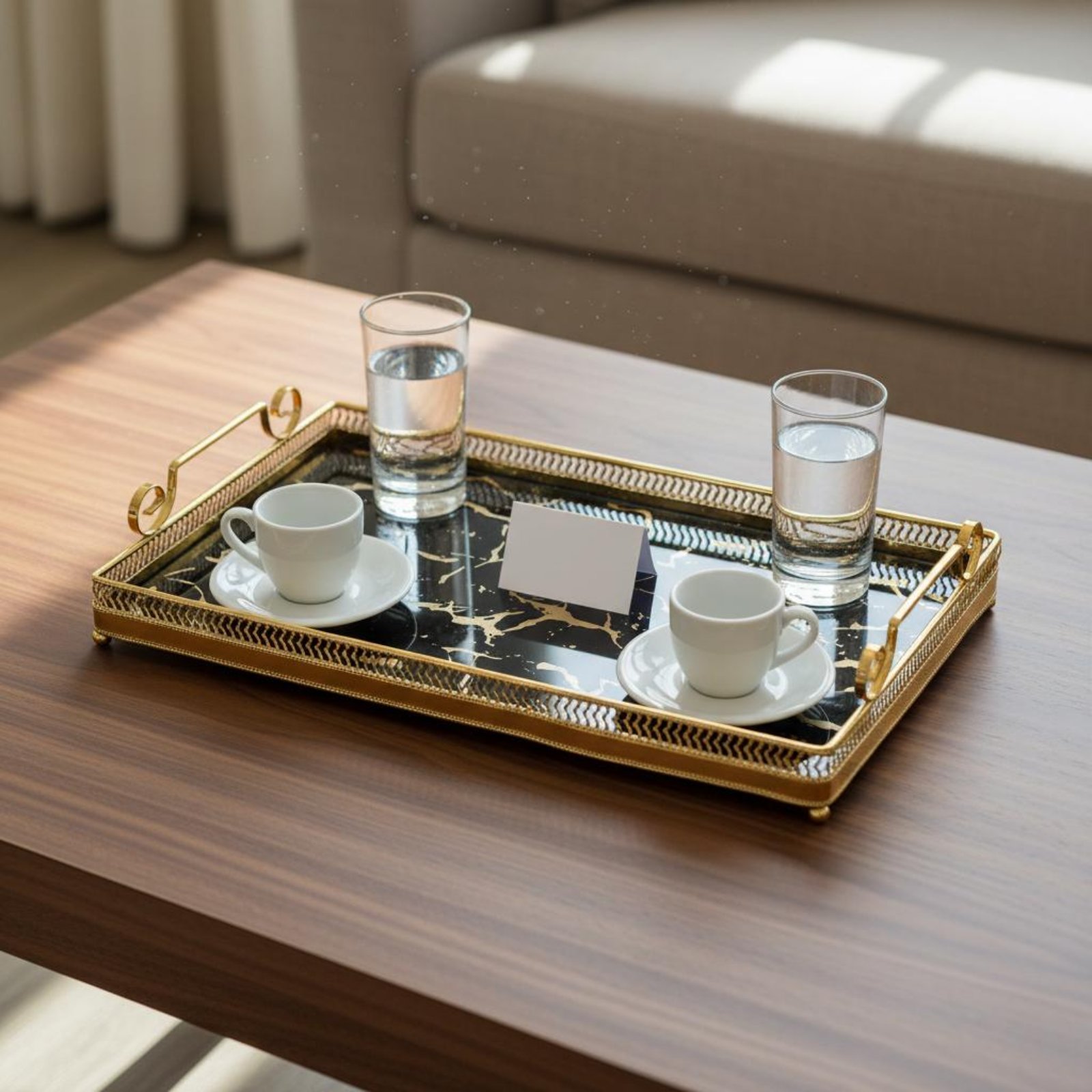 Decorative Mirror Tray Nordic  - Vanity Home Decor recension och pris