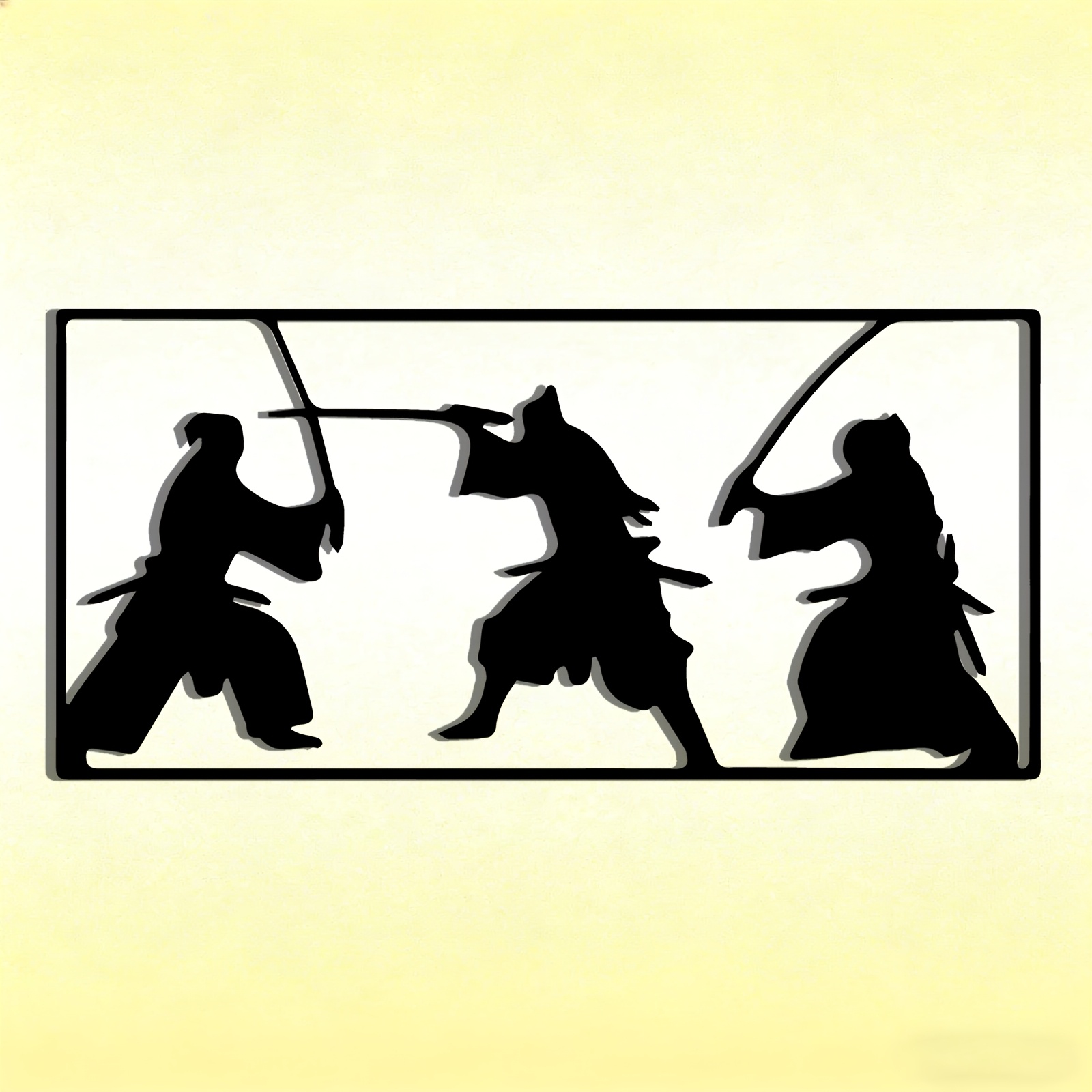 BRAND Samurai Sword Iron Wall  - Home Decor Brand recension och pris