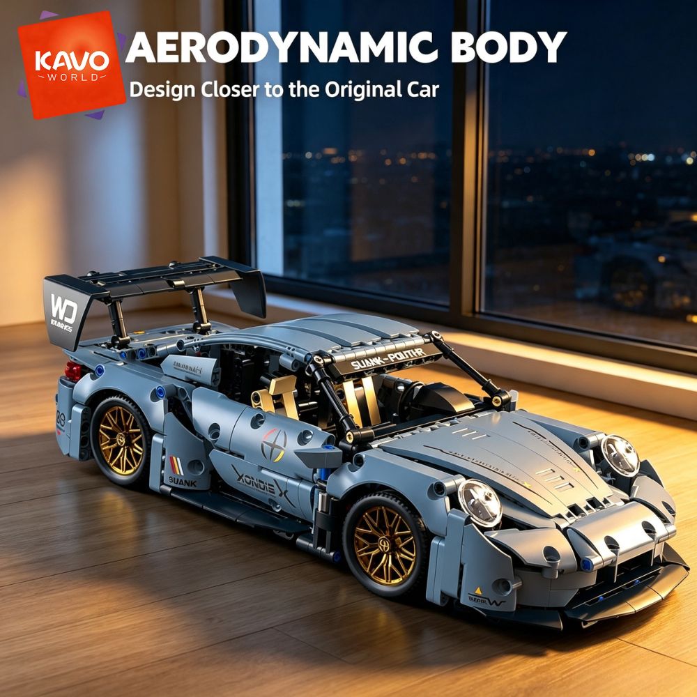 KAVOWORLD 973pcs Cool Toys Bui - Home Decor On Wheels recension och pris