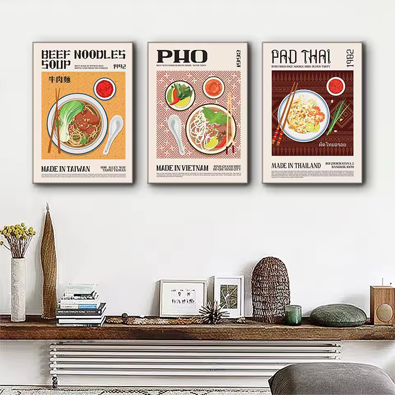 Delicious Food Canvas Painting - Home Decor Vietnam recension och pris