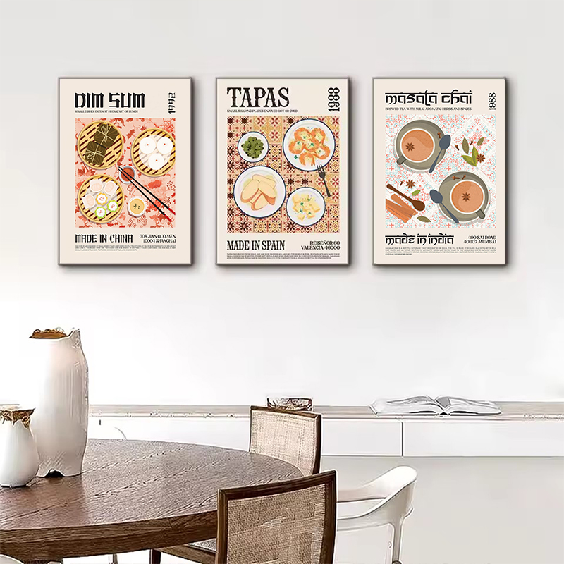 Delicious Food Canvas Painting - Home Decor Vietnam recension och pris