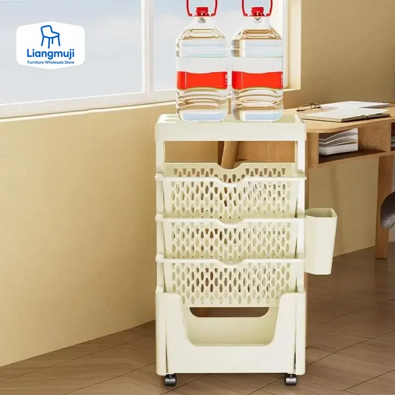 5 Tier Movable Book Shelf On W - Home Decor On Wheels recension och pris