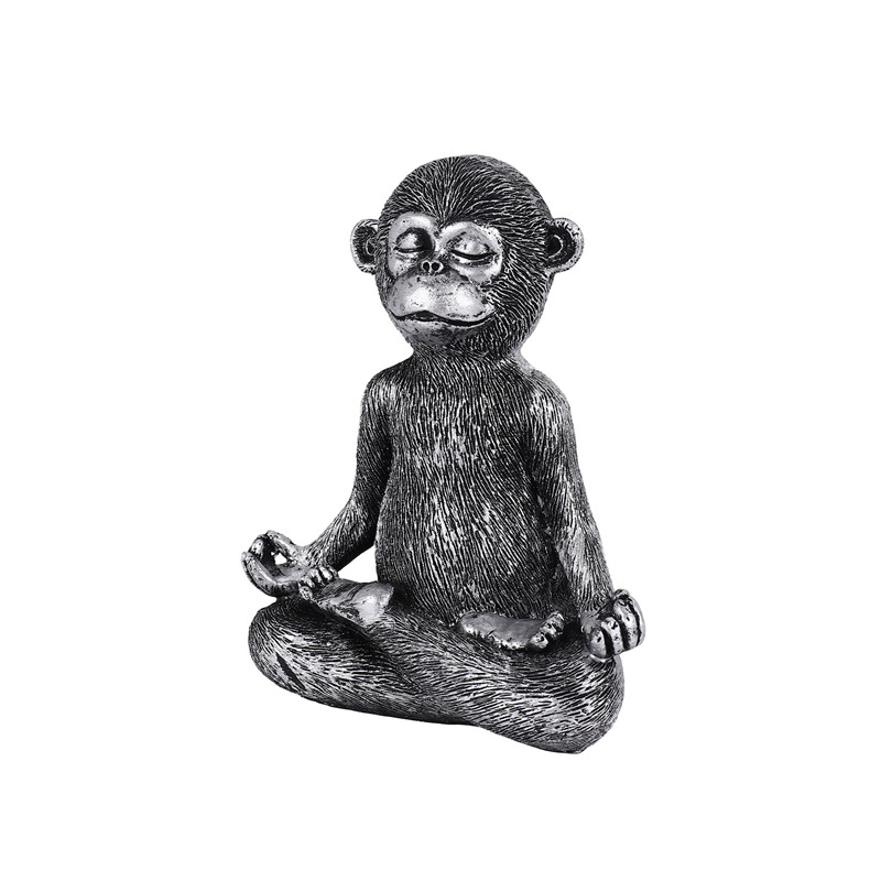 Meditating Monkey Statue Resin - Home Decor Statue recension och pris