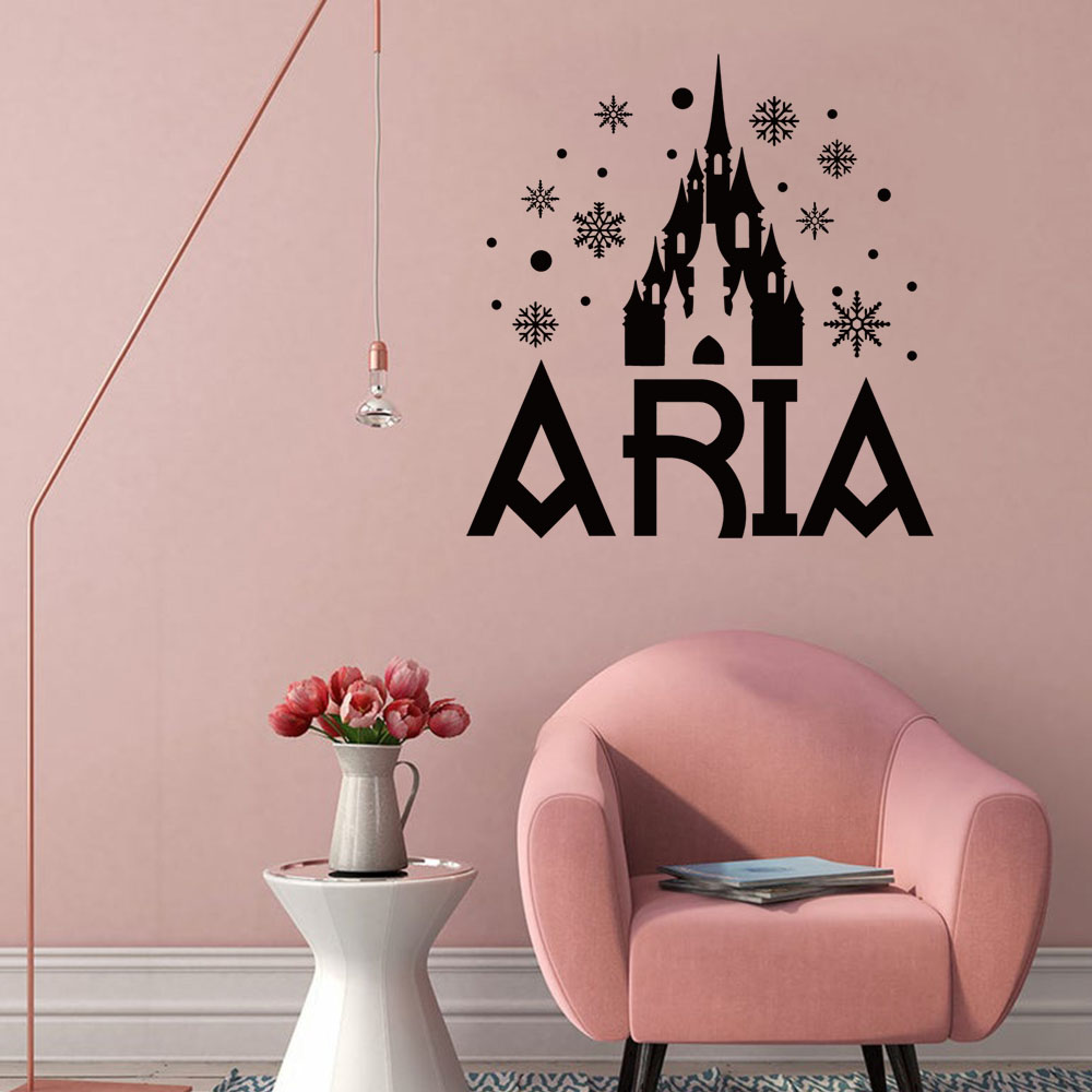 1PC Creative Castle Snowflake  - Home Decor Wallpaper recension och pris