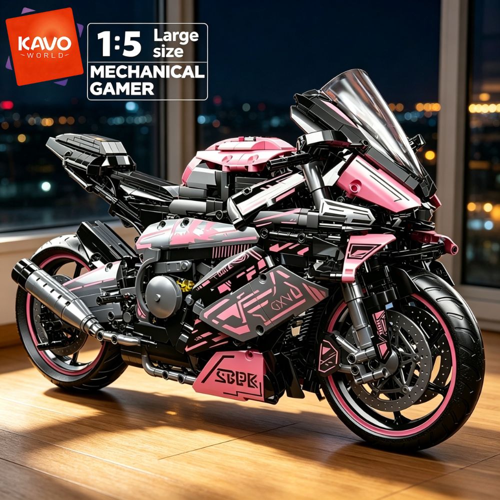 KAVOWORLD 1:5 Large Scale Moto - Home Decor On Wheels recension och pris