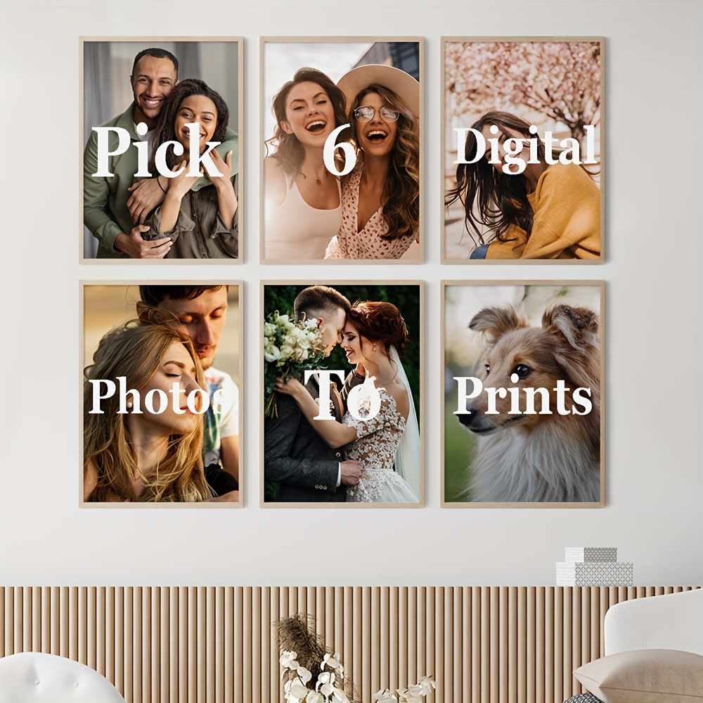 6pcs/set Custom Canvas Prints  - Home Decor Design recension och pris