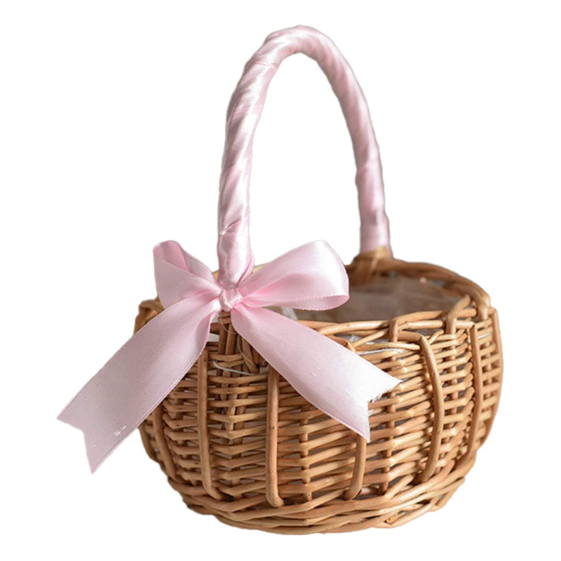 Handmade Storage Rack Woven Fl - Rattan Plant Basket recension och pris