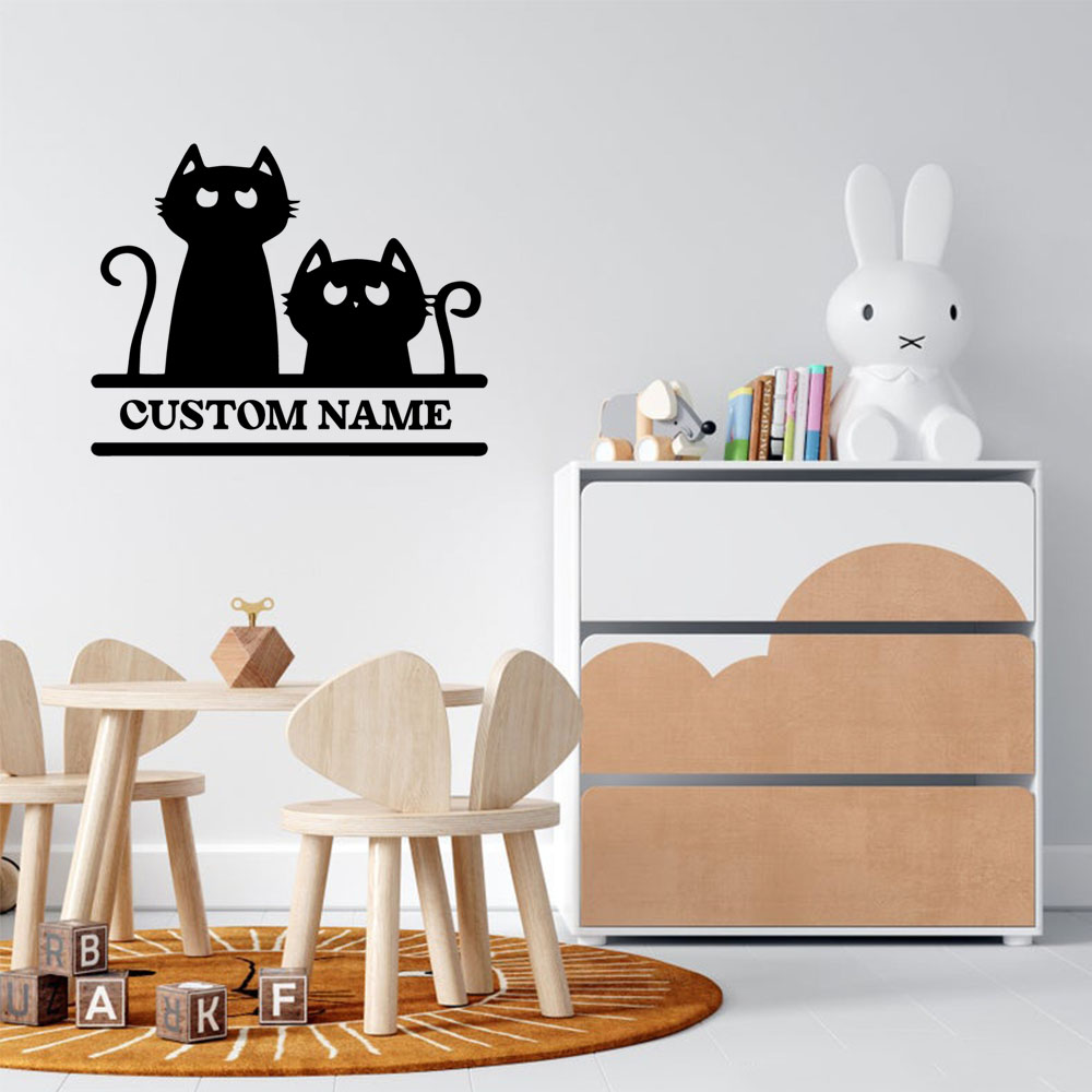 1PC Cartoon Cat Customizable T - Home Decor Wallpaper recension och pris