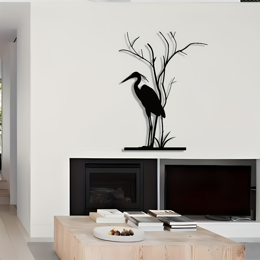 Brand Metal Heron Aluminum Wal - Home Decor Brand recension och pris