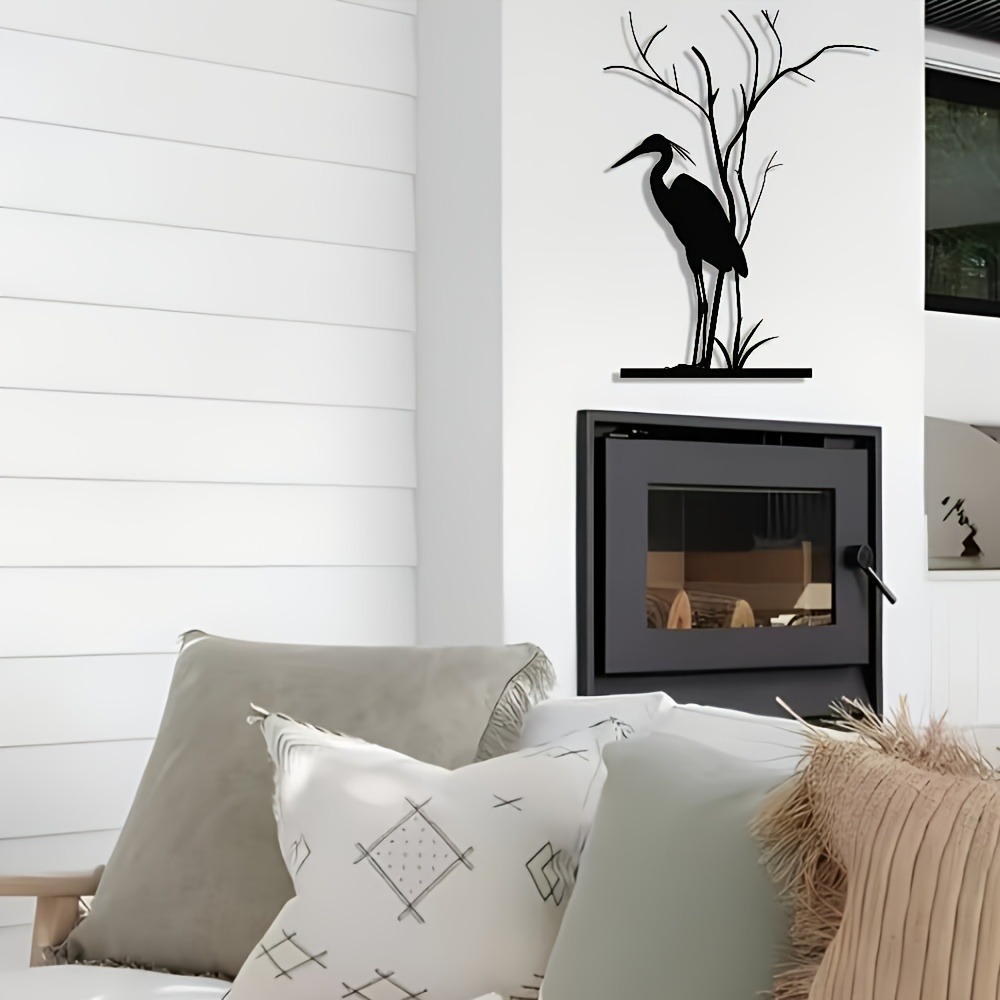 Brand Metal Heron Aluminum Wal - Home Decor Brand recension och pris